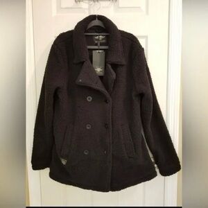 Harley-Davidson Black Teddy Sherpa Peacoat